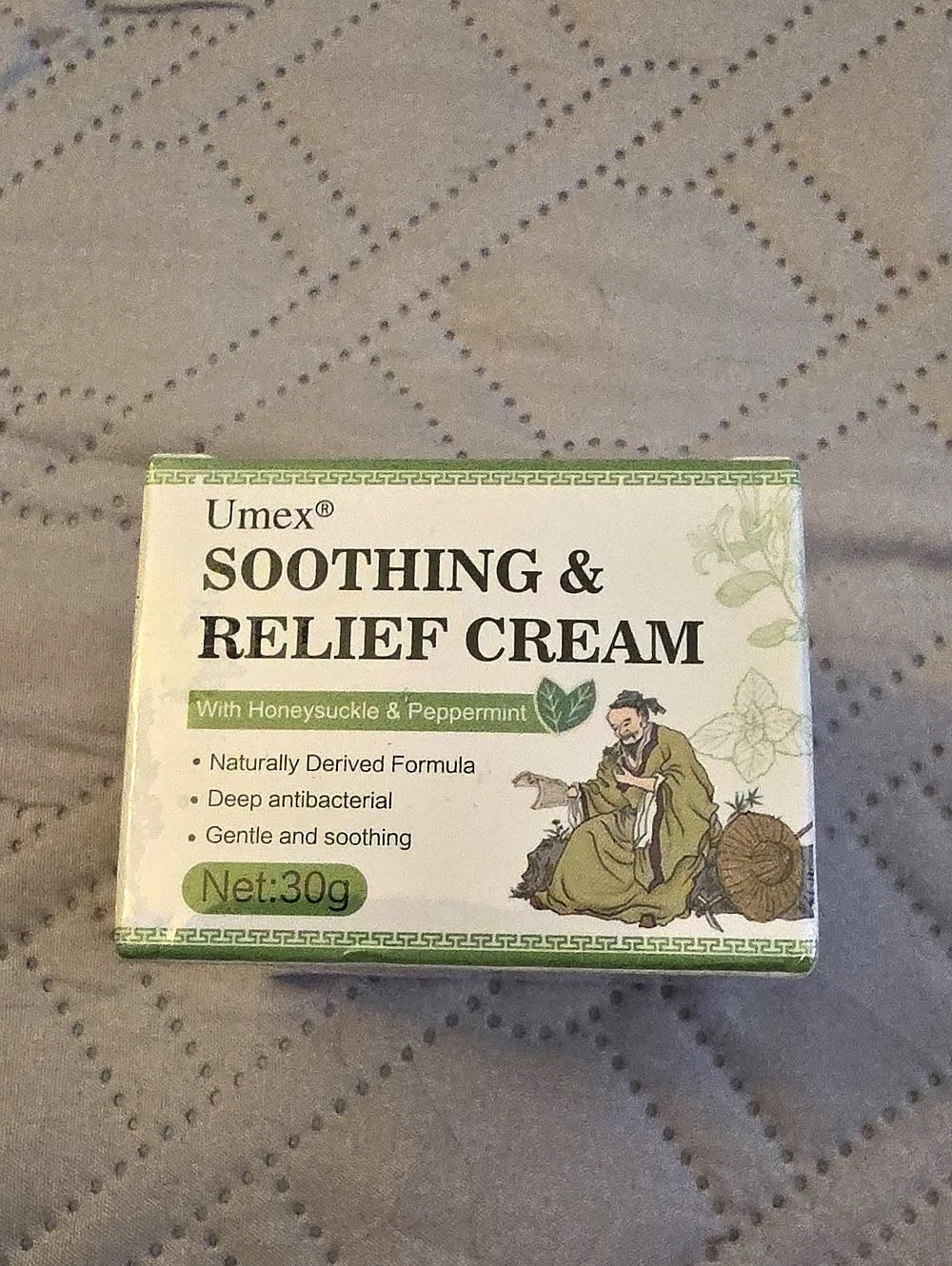 Umex Soothing & Relief Cream Honeybuckle & Peppermint Cream NWT